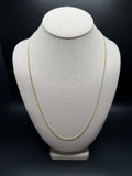24" 14k Yellow Gold Cuban 1.75mm 6.31g