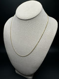 20" 14k Yellow Gold Curb 2mm 4.0g (#2)
