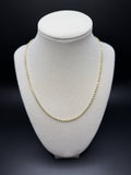 18" 14K Yellow Gold Rope Chain 2.5mm 3.34g