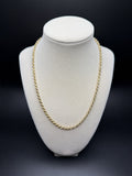 18" 3.5mm 14K yellow gold rope chain, 10.5g (pre-owned) – Ott Family Jewelry (2)