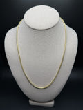 22" 14K Yellow Gold Franco 3mm 29.1g