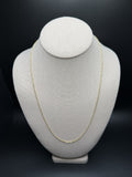 22" 14K Yellow Gold Rope 1.5mm 4.8g