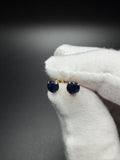 5mm natural sapphire stud earrings, 14K yellow gold, 0.5g – Ott Family Jewelry (2)