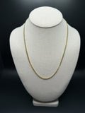 20" 3mm solid 14K yellow gold Cuban link chain, 13.7g – Ott Family Jewelry (2)