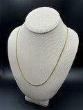 22" 14k Yellow Gold Cuban 2.5mm 11.3g