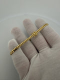 7.5" 4mm solid 10K yellow gold Cuban link bracelet, 9.1g – Ott Family Jewelry (2)