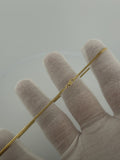 10" 1.75mm solid 14K yellow gold Cuban link anklet, 2.64g – Ott Family Jewelry (2)