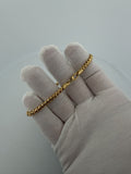 8" 14k Yellow Gold Franco 4mm 16.2g