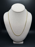 22" 3mm solid 14K yellow gold Cuban link chain, 15.0g – Ott Family Jewelry (2)