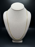 26" 14k Yellow Gold Cuban 2.5mm 13.14g
