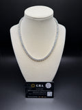 16" 5mm silver moissanite tennis chain, 34ctw D VVS1, 27.5g – Ott Family Jewelry (2)
