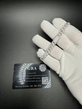 8" 8mm silver moissanite Cuban bracelet, 4.9ctw D VVS1, 23.1g – Ott Family Jewelry (2)