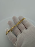 8" 5mm solid 10K yellow gold Cuban link bracelet, 14.25g – Ott Family Jewelry (2)