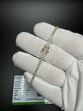 7" 14K Yellow Gold 3.00ctw E-F VS Lab Diamond Tennis EGL Certified – 2.3mm – 5.44g