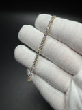 7" 14k Yellow Gold 6.07ctw E-F VS Lab Diamond Tennis Bracelet EGL Certified 3.2mm 6.3g