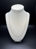 20" 14k Yellow Gold Curb 1.5mm 2.35g