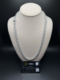 24" 10mm silver moissanite Cuban chain, 20.5ctw D VVS1, 103.5g – Ott Family Jewelry (2)