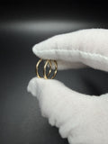 20mm x 2mm 14K yellow gold hoop earrings, 1.54g – Ott Family Jewelry (2)