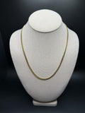 20" 14k Yellow Gold Cuban Link Chain 4mm 23.7g
