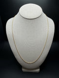 24" 14K Yellow Gold Franco 1.5mm 5.23g