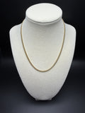 16" 3mm solid 10K yellow gold Cuban link chain, 9.8g – Ott Family Jewelry (2)