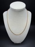 18" 14K Yellow Gold Fancy Cable 3mm 4.9g