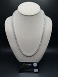 22" 5mm silver moissanite tennis chain, 46ctw D VVS1, 37.5g – Ott Family Jewelry (2)