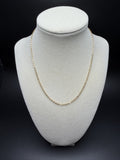 16" 14K Yellow Gold Cable Fancy 2.2mm 3.72g
