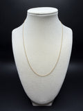18" 14k Yellow Gold Herme$ Chain 1mm 2.04g