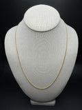 22" 14K Yellow Gold Franco 1.5mm 4.62g