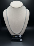 24" 5mm silver moissanite tennis chain, 51ctw D VVS1, 41.3g – Ott Family Jewelry (2)