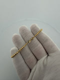 7" 10K Diamond Cut Moon Bead 3mm 3.2g