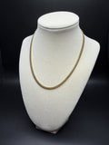 16" 14k Yellow Gold Cuban 4mm 20.1g