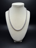 18" 5mm silver moissanite tennis chain, 40ctw D VVS1, 32.1g – Ott Family Jewelry (3)