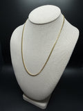 20" 3mm solid 14K yellow gold Cuban link chain, 13.8g – Ott Family Jewelry (3)