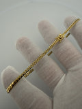 10" 3mm solid 10K yellow gold Cuban link anklet, 6.8g – Ott Family Jewelry (3)
