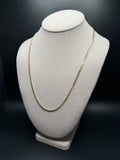 22" 3mm solid 14K yellow gold Cuban link chain, 14.7g – Ott Family Jewelry (3)
