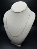 22" 14k Yellow Gold Paperclip 2mm 2.5g