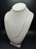 22" 14K Yellow Gold Rope 1.5mm 4.8g