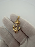 1.5" 14K yellow gold mariner cross pendant, 2.6g – Ott Family Jewelry (3)