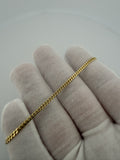 7.5" 2.5mm solid 10K yellow gold Cuban link bracelet, 3.2g – Ott Family Jewelry (3)