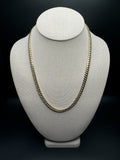 20" 14k Yellow Gold Cuban 6mm 53.14g
