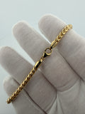 8" 14k Yellow Gold Franco 4mm 16.2g