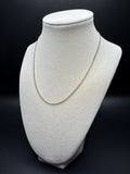 16" 10k Yellow Gold Franco 1mm 3.01g