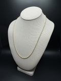 22" 2.5mm 14K yellow gold rope chain, 10.65g – Ott Family Jewelry (3)
