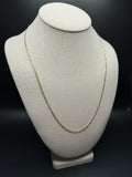 22" 14K Yellow Gold Curb 2.5mm 6.0g