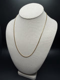 20" 10k Yellow Gold Cuban 2mm 5.15g