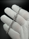 7.5" Silver Moissanite Tennis Bracelet 3mm 9.3g