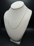 20" 14K Yellow Gold Paperclip 2mm 1.2g
