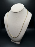 24" 14k Yellow Gold Franco 2.2mm 18.22g